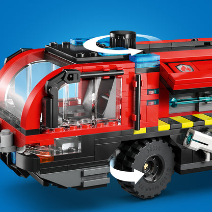 LEGO® City Luchthaven Brandweertruck - Bouwset met Reddingsvoertuig voor Jongens en Meisjes Vanaf 7 Jaar - 60499