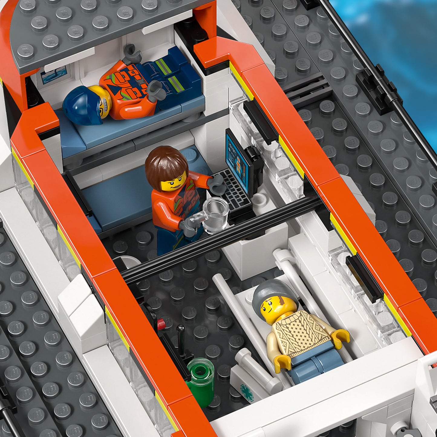 LEGO City Kustwacht Reddingsboot met Helikopter Speelgoed voor Kinderen vanaf 7 Jaar 60504