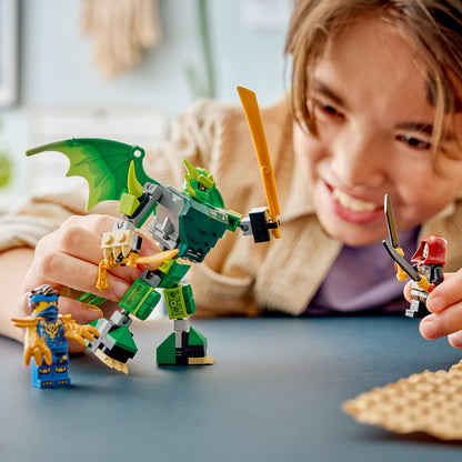 LEGO NINJAGO Lloyds Drakenmecha Strijdpakket Bouwpakket met Draken Speelgoed voor Kinderen met Actiefiguur en 3 Minifiguren - Kinderkamer Decoratie - Cadeau voor Jongens en Meisjes Vanaf 6 Jaar 71862