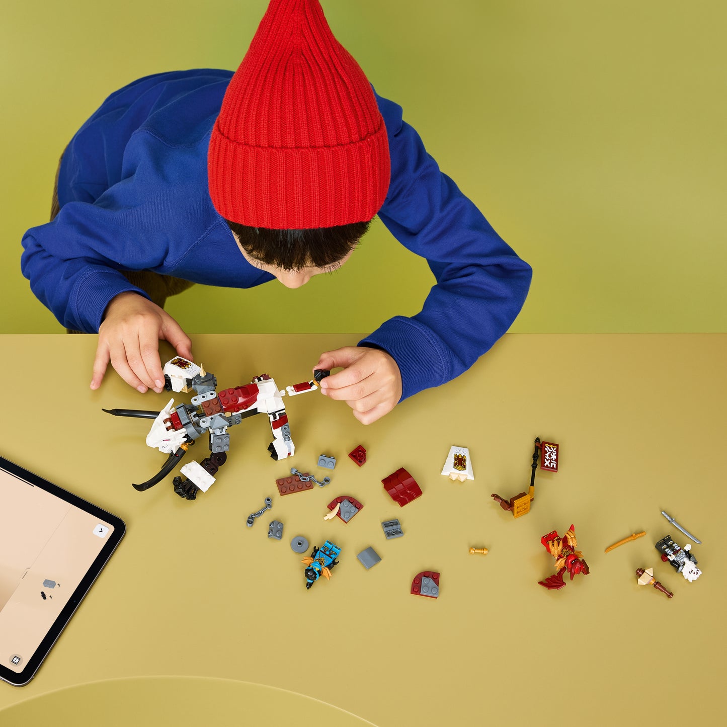 LEGO NINJAGO Zilvar en Grimtak het Drakenbeest - Bouwpakket voor Kinderen - Speelgoed Draak Actiefiguur met 3 Minifiguren - Cadeau voor Jongens en Meisjes Vanaf 7 Jaar - 71863
