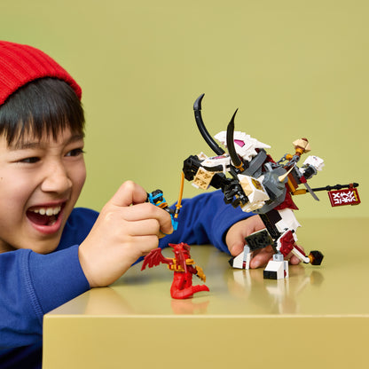 LEGO NINJAGO Zilvar en Grimtak het Drakenbeest - Bouwpakket voor Kinderen - Speelgoed Draak Actiefiguur met 3 Minifiguren - Cadeau voor Jongens en Meisjes Vanaf 7 Jaar - 71863