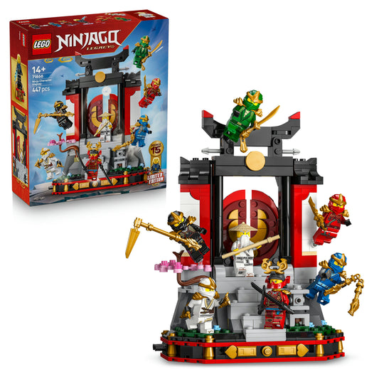 LEGO® NINJAGO® 15-Jarig Jubileum: Display met Ninjapersonages - 8 Minifiguren - Displaystandaard - 71866