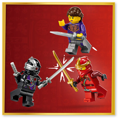LEGO NINJAGO 15-jarig Jubileum: X-1 Ninja Charger – Speelgoed Auto Bouwpakket met Motor en 3 Minifiguren Incl. Kai – Nostalgisch Cadeau voor Jongens vanaf 14 Jaar en Volwassen Fans – 71867