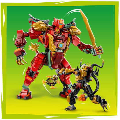 LEGO NINJAGO Wyldfyre's Transformerende Drakenmecha Speelgoed voor Kinderen Vanaf 9 Jaar - Bouwpakket met 6 Minifiguren, incl. Keizerin Beatrix en Zuurmonster - Cadeau voor Jongens en Meisjes 71868
