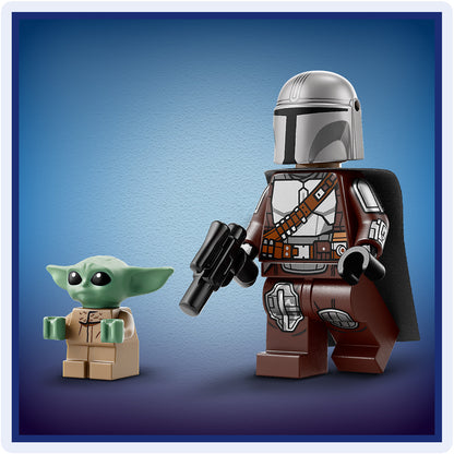 LEGO Star Wars De Mandalorian en Grogu's Speederbike Bouwpakket voor Kinderen 75436