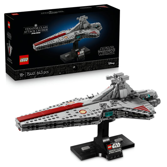 LEGO Star Wars Venator-Class Attack Cruiser Bouwpakket voor Volwassenen en Decoratie 75441