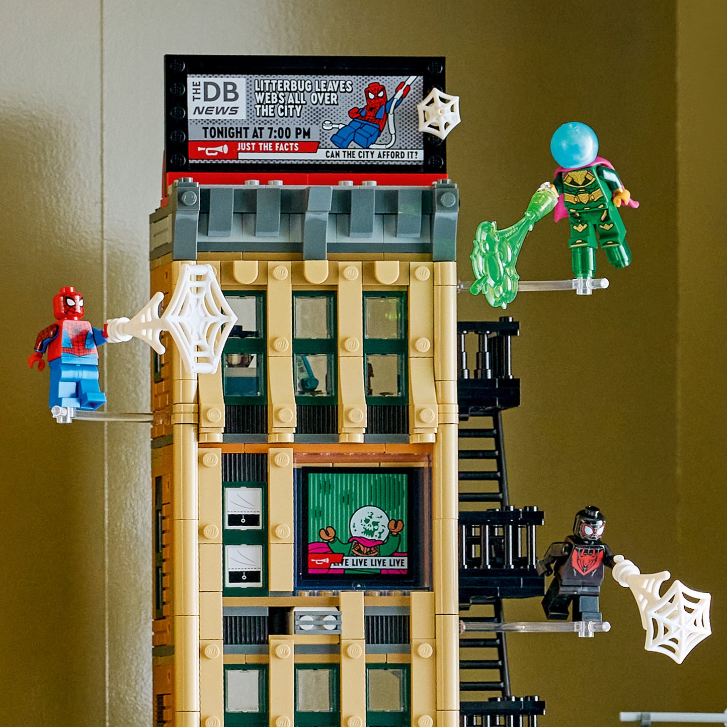 LEGO Marvel Spider-Man vs. Mysterio: de Daily Bugle Superhelden Bouwpakket voor Kinderen 76342