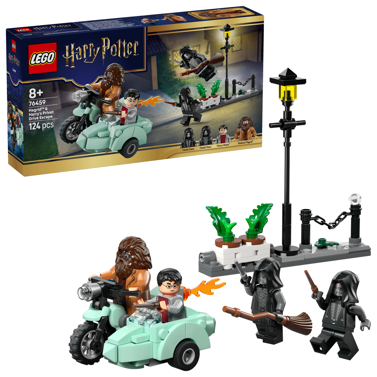 LEGO® Harry Potter™ Hagrid™ en Harry's Ligusterlaan Ontsnapping - Bouwset - Speelgoedmotor - 76459