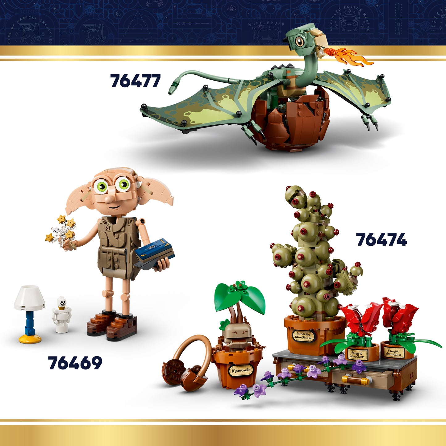 LEGO Harry Potter Zweinstein Afdelingswapen Speelgoed voor Kinderen - 3D-Wanddecoratie met Dieren Figuren - Kinderkamer Decoratie - Cadeau voor Meisjes, Jongens en Fans Vanaf 12 Jaar - 76462