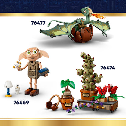 LEGO Harry Potter Zweinstein Afdelingswapen Speelgoed voor Kinderen - 3D-Wanddecoratie met Dieren Figuren - Kinderkamer Decoratie - Cadeau voor Meisjes, Jongens en Fans Vanaf 12 Jaar - 76462