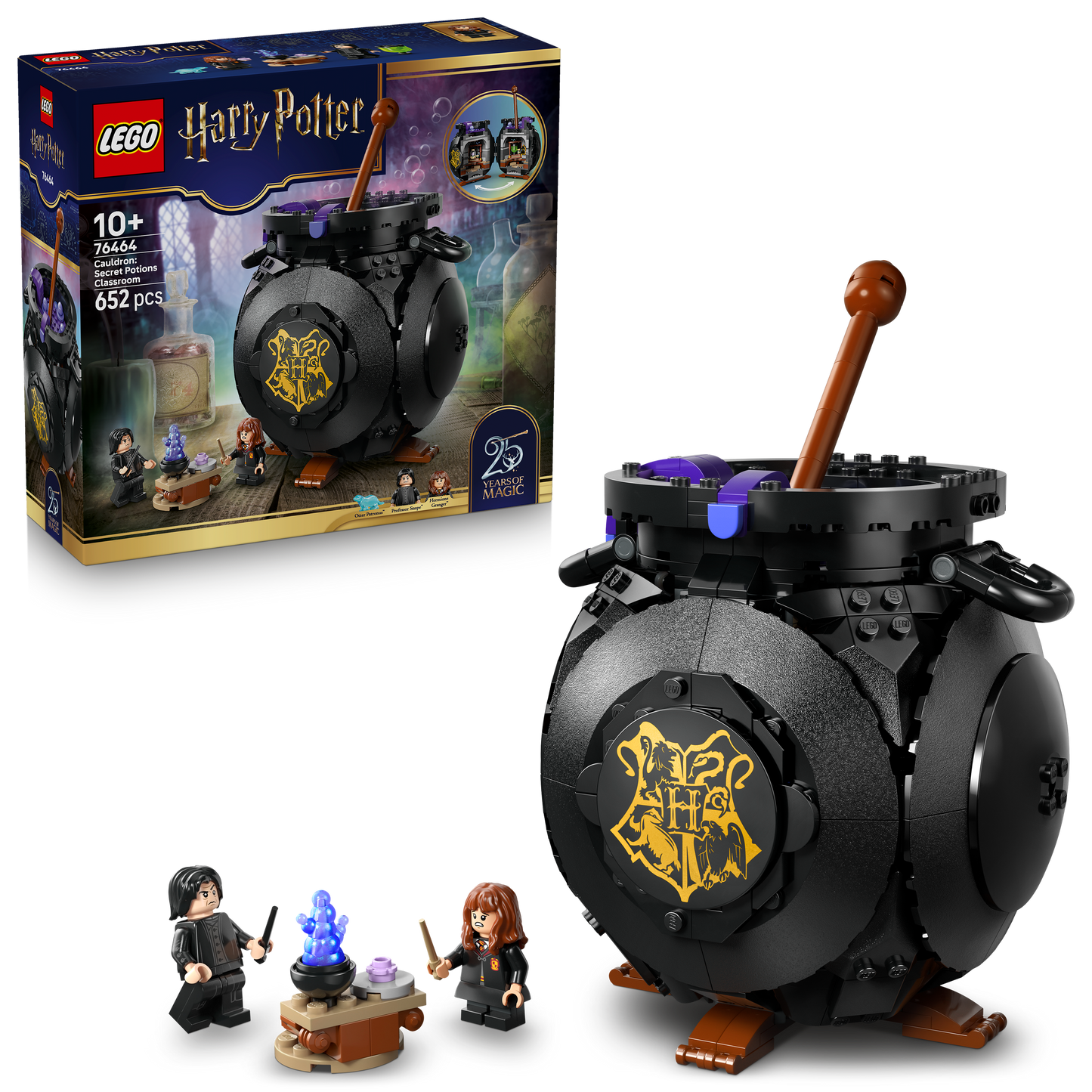 LEGO Harry Potter Ketel met Geheim Toverdrankenklaslokaal Bouwpakket voor Kinderen 76464
