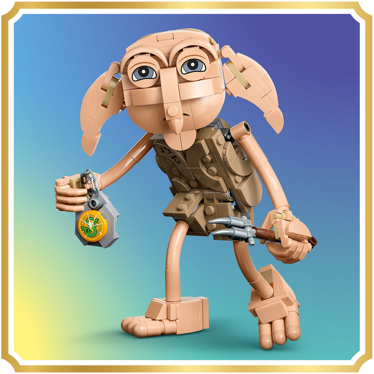 LEGO Harry Potter 2in1 Dobby de Vrije Elf Speelgoed - Bouwpakket voor Kinderen - Verandert in Knijster Figuur - Kinderkamer Decoratie - Cadeau voor Meisjes, Jongens en Fans Vanaf 8 Jaar - 76469