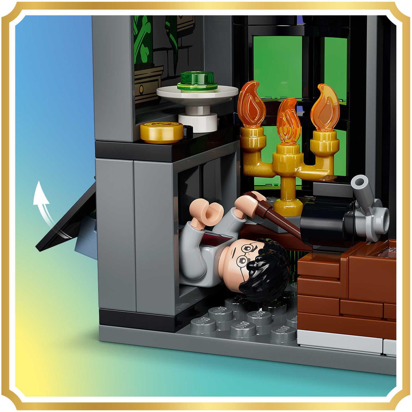 LEGO Harry Potter Verdonkeremaansteeg Tovenaarswinkels Speelgoed - Speelgoedwinkel Bouwpakket met 8 Minifiguren en Patronus - Kinderkamer Decoratie - Cadeau voor Meisjes en Jongens Vanaf 8 Jaar 76471