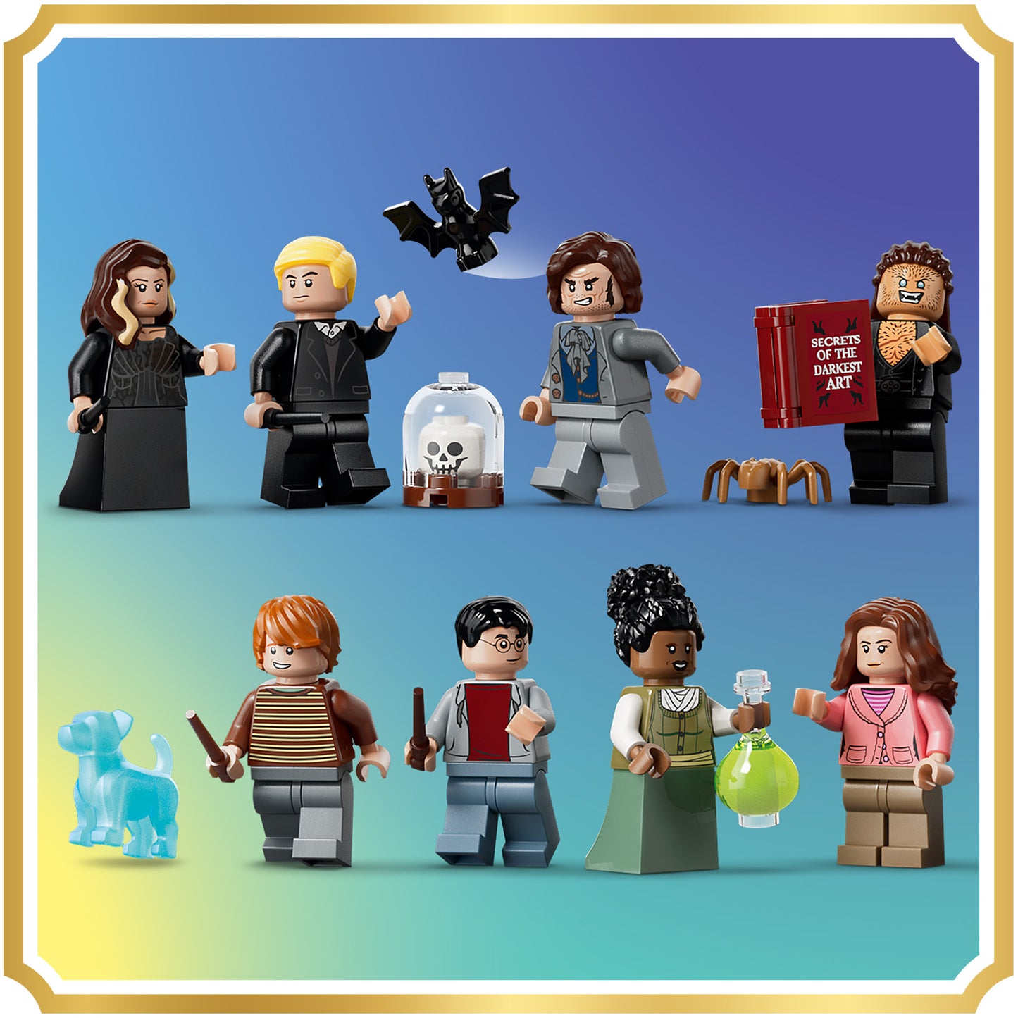 LEGO Harry Potter Verdonkeremaansteeg Tovenaarswinkels Speelgoed - Speelgoedwinkel Bouwpakket met 8 Minifiguren en Patronus - Kinderkamer Decoratie - Cadeau voor Meisjes en Jongens Vanaf 8 Jaar 76471