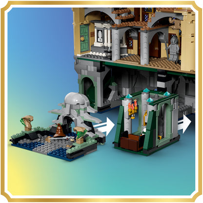 LEGO Harry Potter Kasteel Zweinstein: Oostvleugel - Bouwpakket voor Kinderen met 13 Minifiguren en Verzamelbare Patronus - Kinderkamer Decoratie - Cadeau voor Meisjes en Jongens Vanaf 10 Jaar - 76473