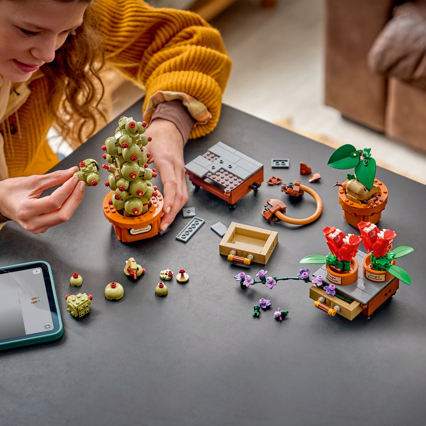 LEGO Harry Potter Zweinstein Kruidenkunde Planten - Speelgoed voor Kinderen met Kunstmatige Planten en Bloemen - Kinderkamer Decoratie - Cadeau voor Meisjes, Jongens en Fans Vanaf 12 Jaar - 76474