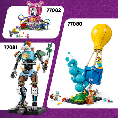 LEGO Fortnite Tomatohead Bouwpakket voor Kinderen met - Kinderkamer Decoratie - Model met Mini-Pizzarestaurant - Cadeau voor Jongens, Meisjes en Gamers vanaf 10 Jaar 77079