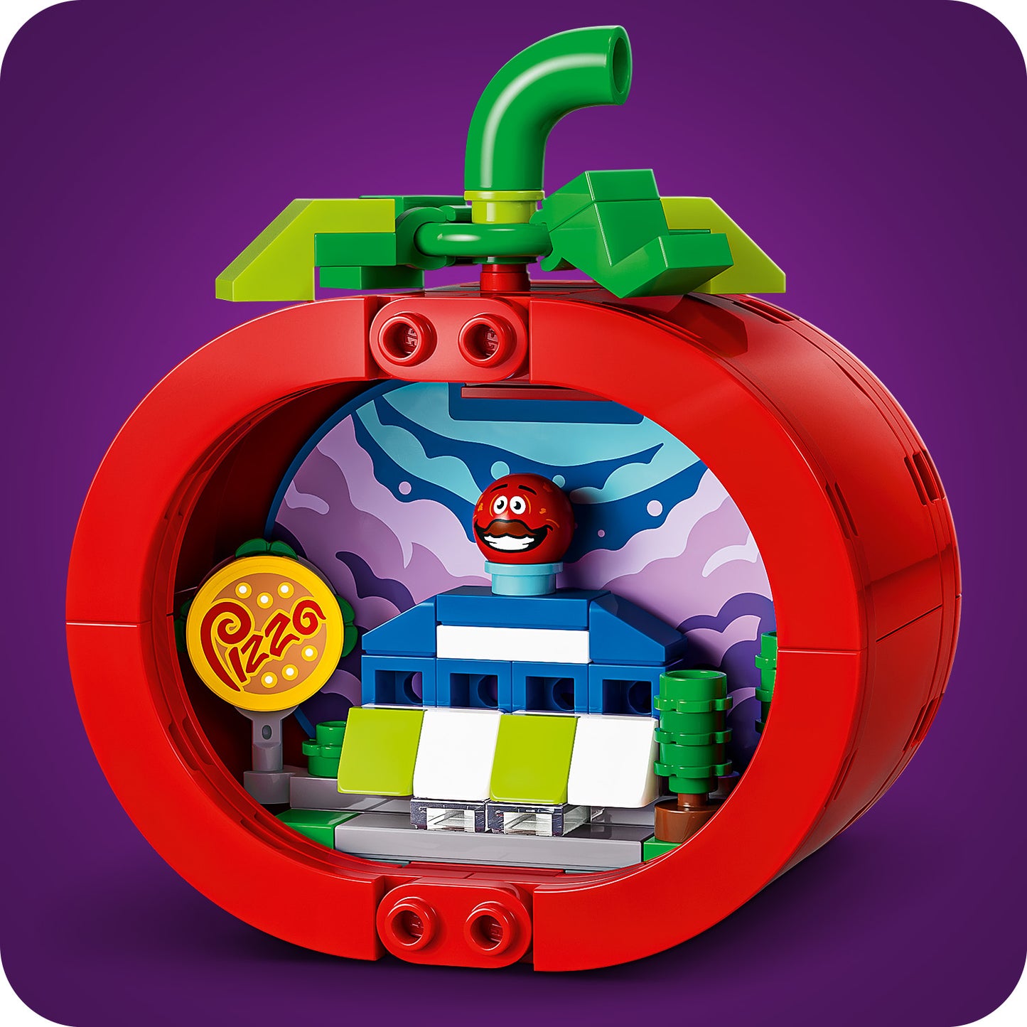 LEGO Fortnite Tomatohead Bouwpakket voor Kinderen met - Kinderkamer Decoratie - Model met Mini-Pizzarestaurant - Cadeau voor Jongens, Meisjes en Gamers vanaf 10 Jaar 77079