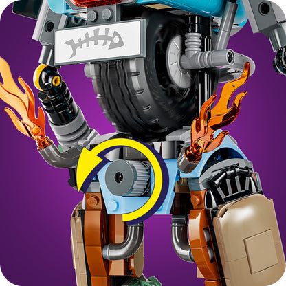 LEGO Fortnite KIT - Bouwpakket voor Kinderen met Interactief Actiefiguur met Verstelbare Armen en Draaiwiel - Kinderkamer Decoratie - Cadeau voor Jongens, Meisjes en Gamers vanaf 12 Jaar 77081