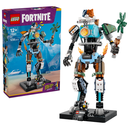 LEGO Fortnite KIT - Bouwpakket voor Kinderen met Interactief Actiefiguur met Verstelbare Armen en Draaiwiel - Kinderkamer Decoratie - Cadeau voor Jongens, Meisjes en Gamers vanaf 12 Jaar 77081