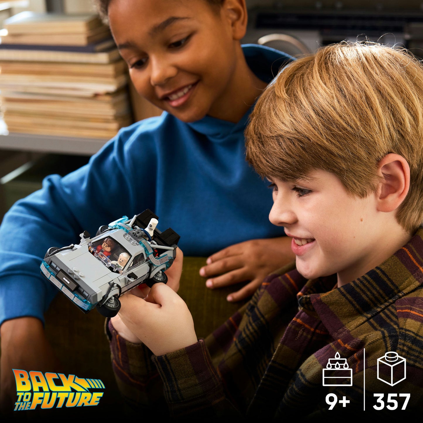 LEGO Speed Champions Tijdmachine uit Back to the Future Bouwpakket voor Kinderen 77256