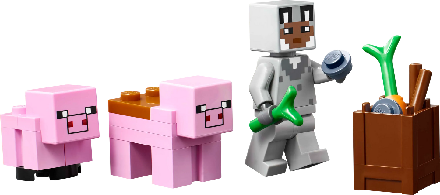 LEGO The Baby Pig House 21268 Minecraft (Pre-Order: January 2025)