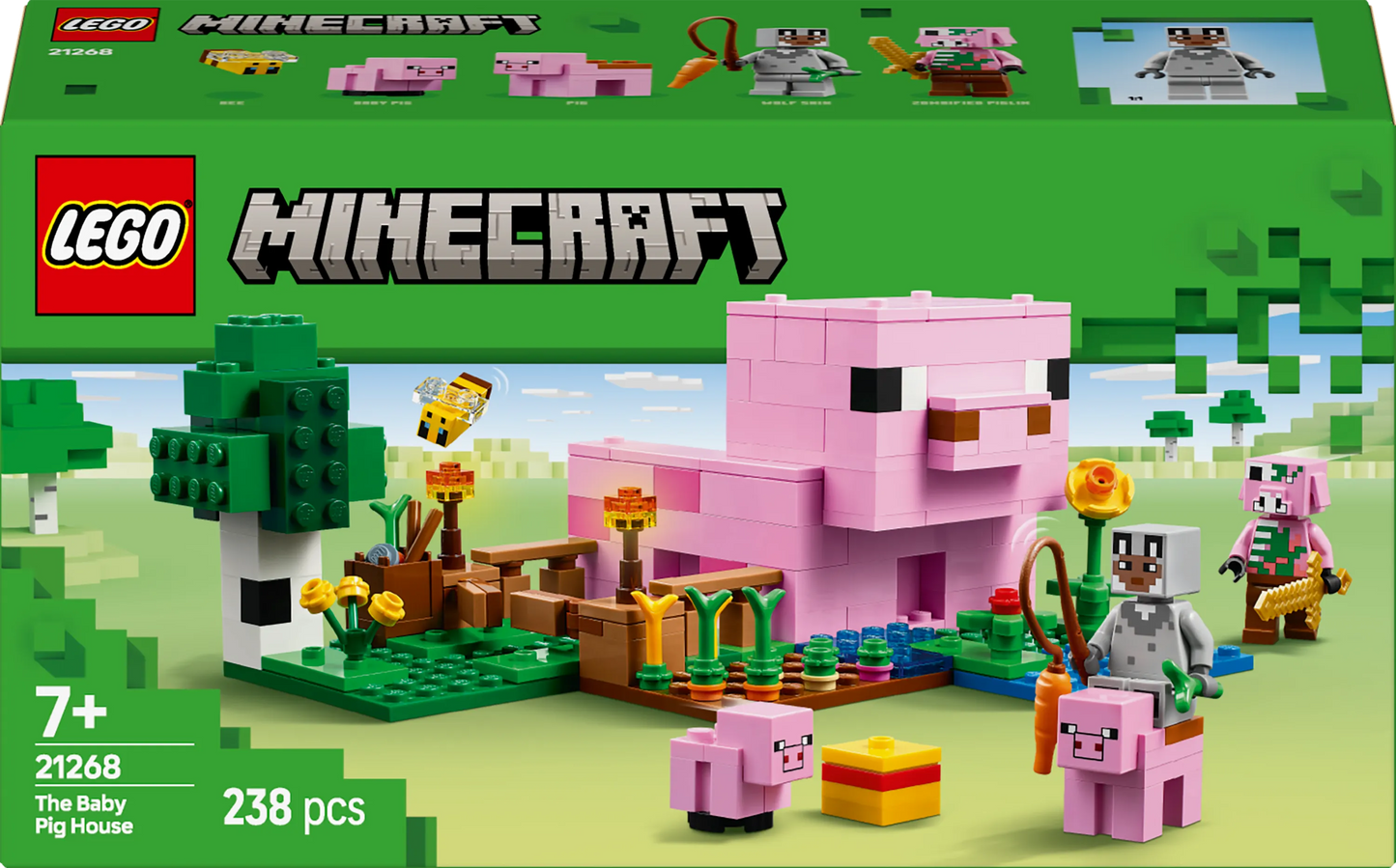 LEGO The Baby Pig House 21268 Minecraft (Pre-Order: January 2025)