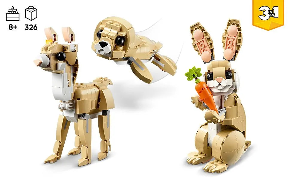 LEGO Cute Bunny 31162 Creator 3-in-1 (Pre-Order: January 2025)