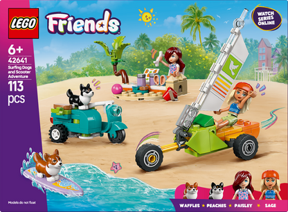 LEGO Surf &amp; Scooter Fun with the Puppies 42641 Friends (Pre-Order: January 2025)