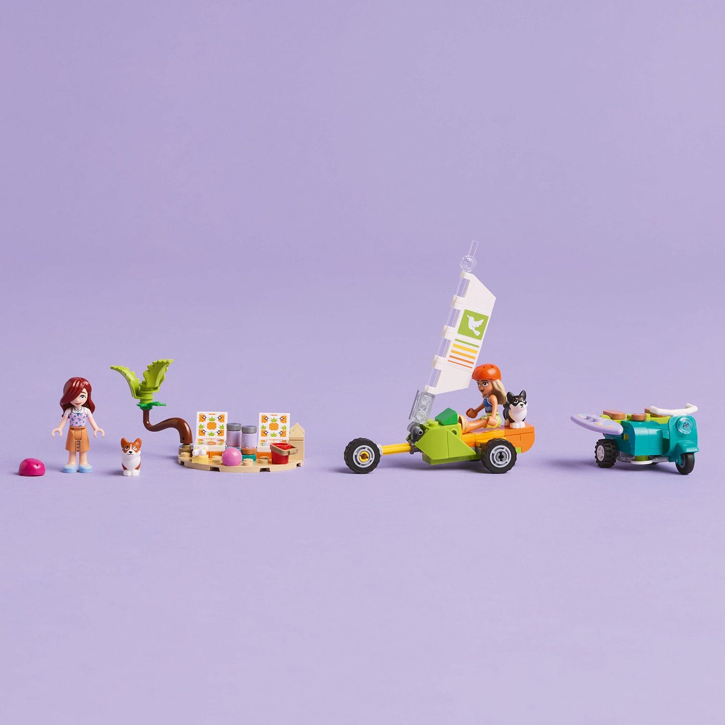 LEGO Surf &amp; Scooter Fun with the Puppies 42641 Friends (Pre-Order: January 2025)