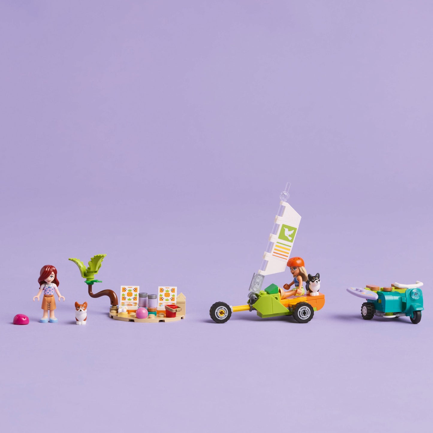 LEGO Surf &amp; Scooter Fun with the Puppies 42641 Friends (Pre-Order: January 2025)