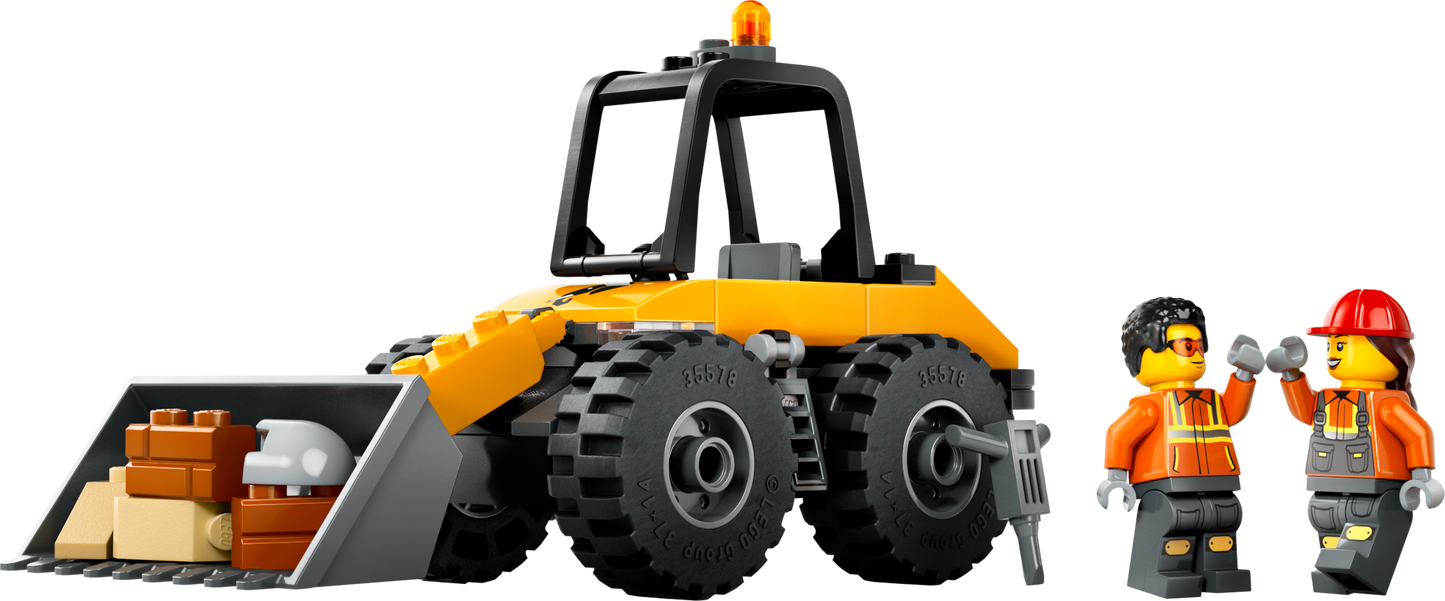 LEGO Yellow Wheel Loader Excavator 60450 City