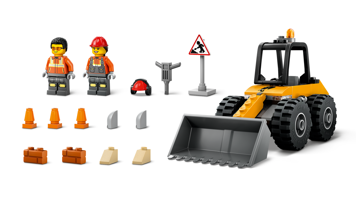 LEGO Yellow Wheel Loader Excavator 60450 City