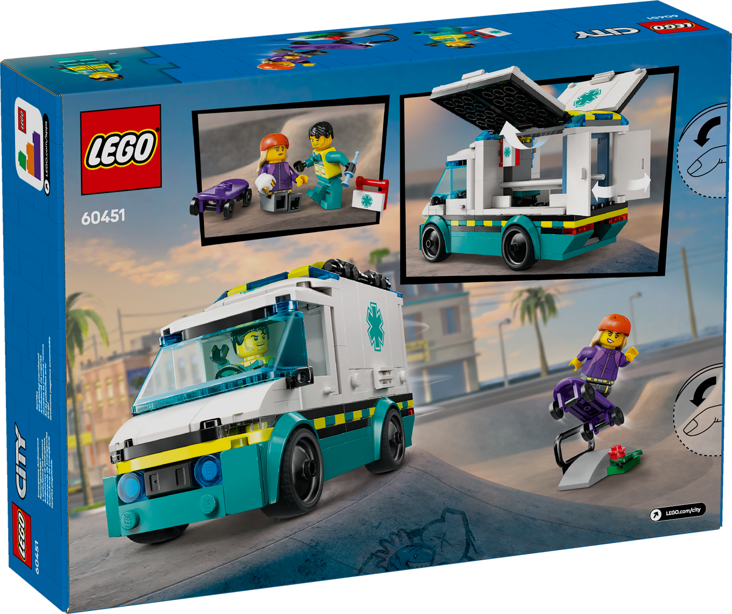 LEGO Ambulance with Brothers 60451 City