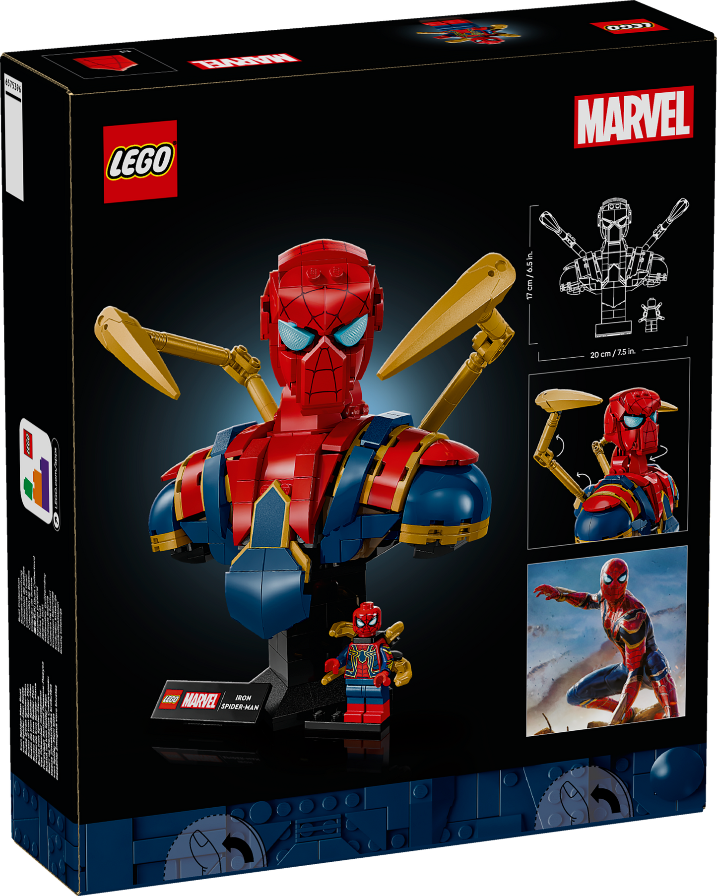 LEGO Iron Spider-Man bust 76326 Superheroes