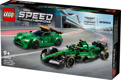 LEGO Aston Martin safety car and AMR23 76925 Speedchampions
