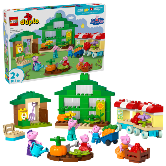 LEGO De tuin en kas van Opa Big 10461 Peppa Pig