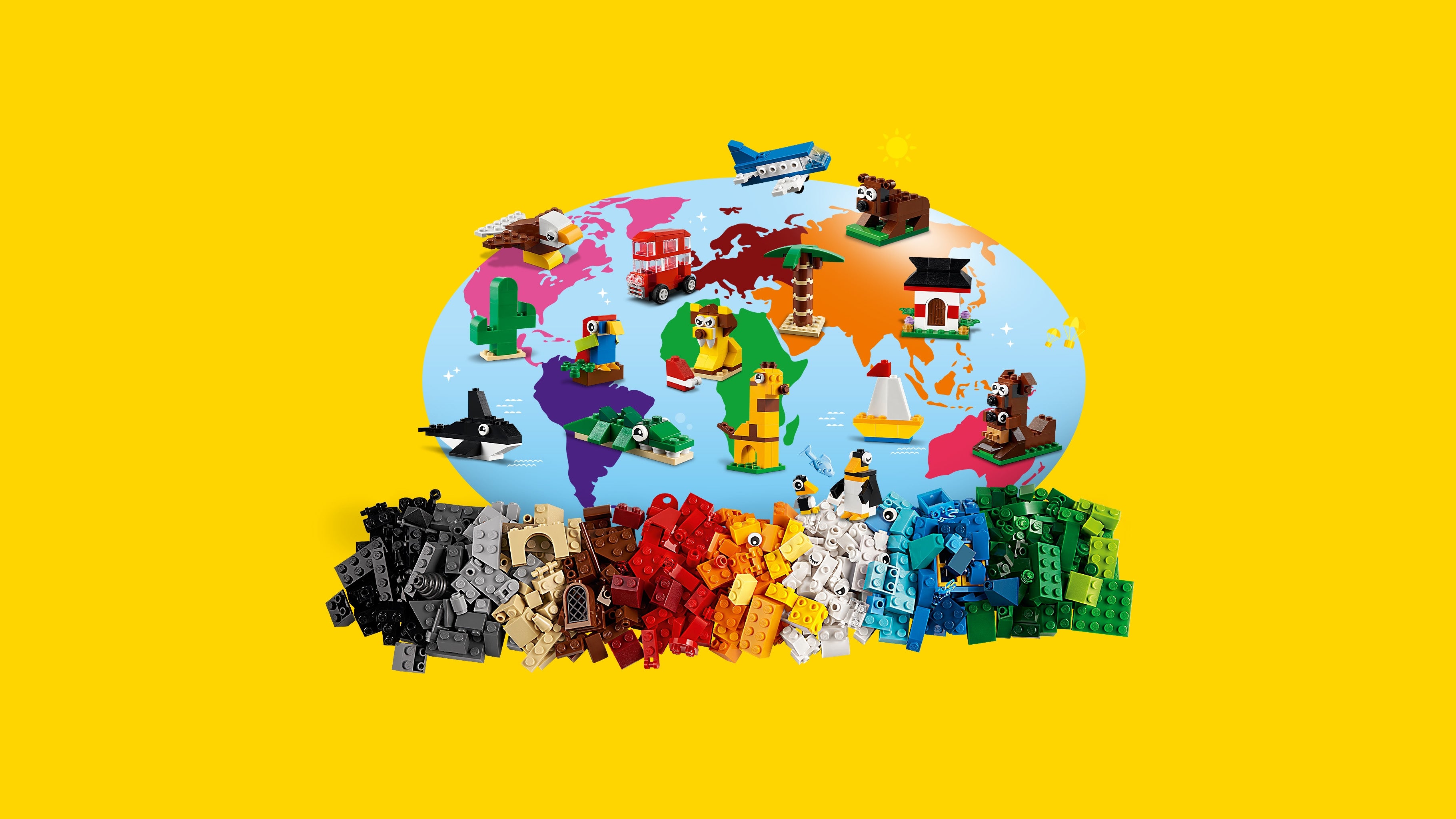 Video laden: LEGO 11015 Lose Steine ​​mit dem Thema „Um die Welt“ 