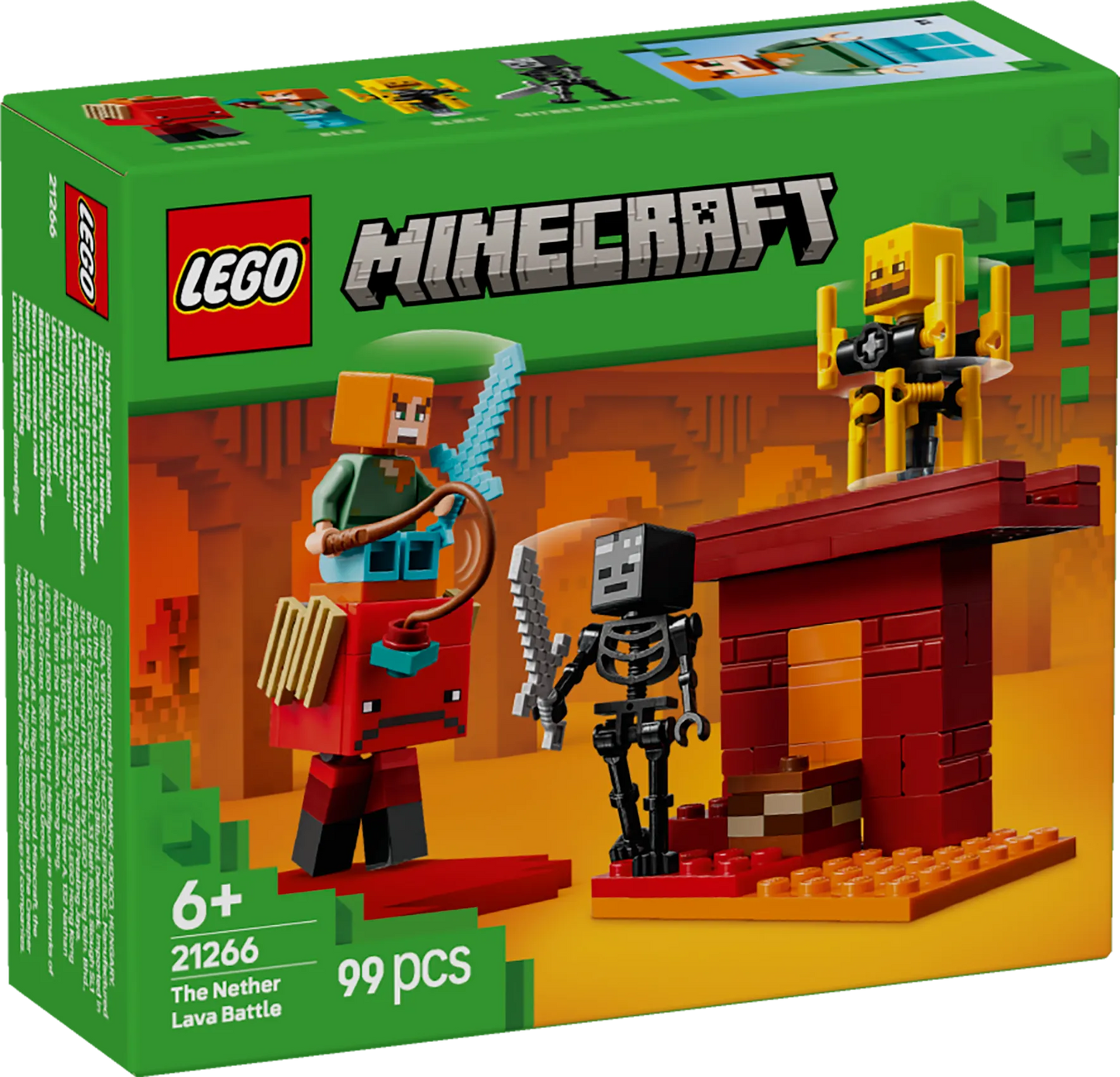 LEGO The Nether Lava Battle 21266 Ninjago
