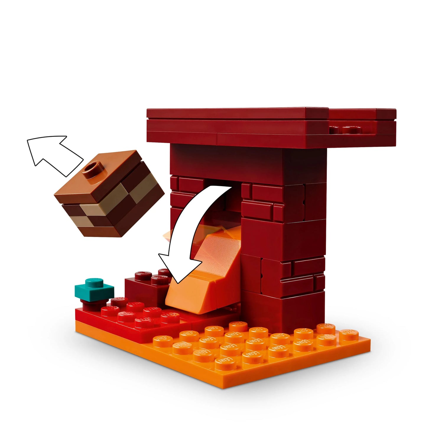 LEGO The Nether Lava Battle 21266 Ninjago
