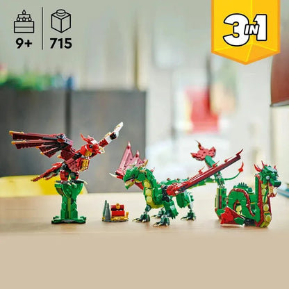 LEGO Medieval Dragon 31161 Creator 3-in-1 (Pre-Order: January 2025)