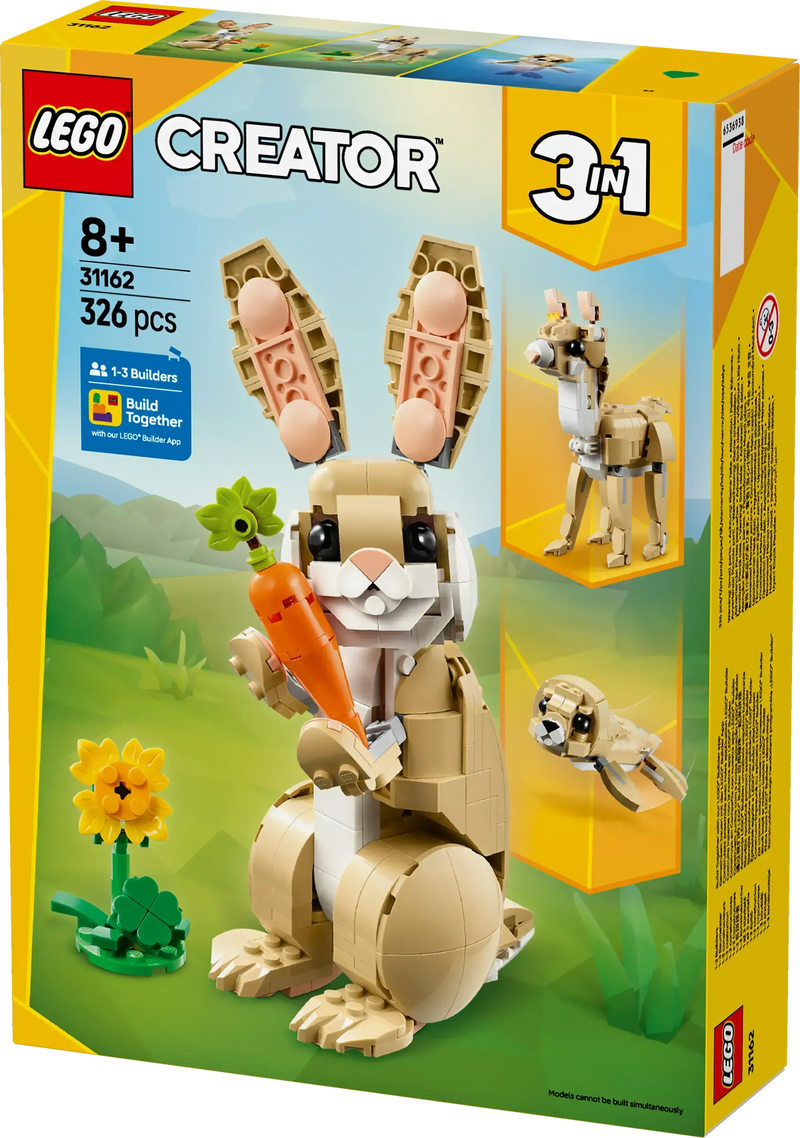 LEGO Cute Bunny 31162 Creator 3-in-1