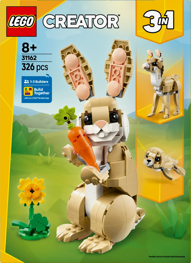 LEGO Cute Bunny 31162 Creator 3-in-1