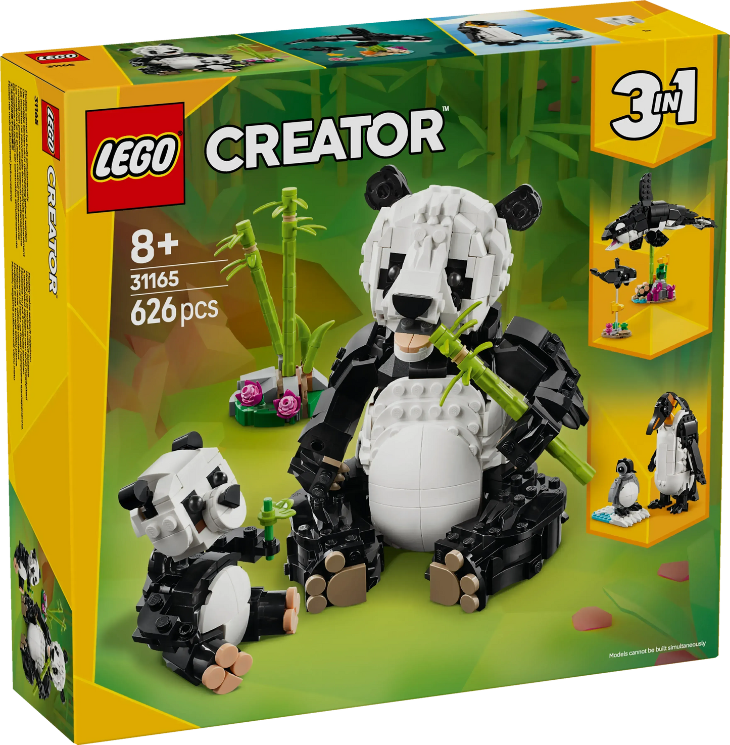 LEGO Wild Animals: Panda Family 31165 Creator 3-in-1 (expected: January 2025)