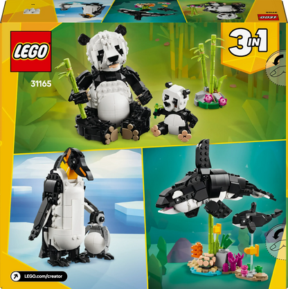 LEGO Wild Animals: Panda Family 31165 Creator 3-in-1 (expected: January 2025)