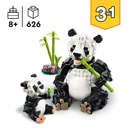 LEGO Wild Animals: Panda Family 31165 Creator 3-in-1 (expected: January 2025)