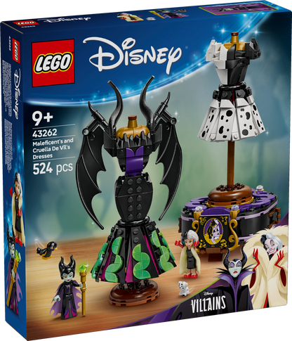 LEGO The Dresses of Maleficent and Cruella De Ville 43262 Disney (Pre-Order: March 2025)