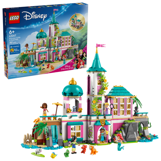 LEGO Prinsessenkasteel en koninklijke huisdieren 43267 Disney (Pre-Order: juni)