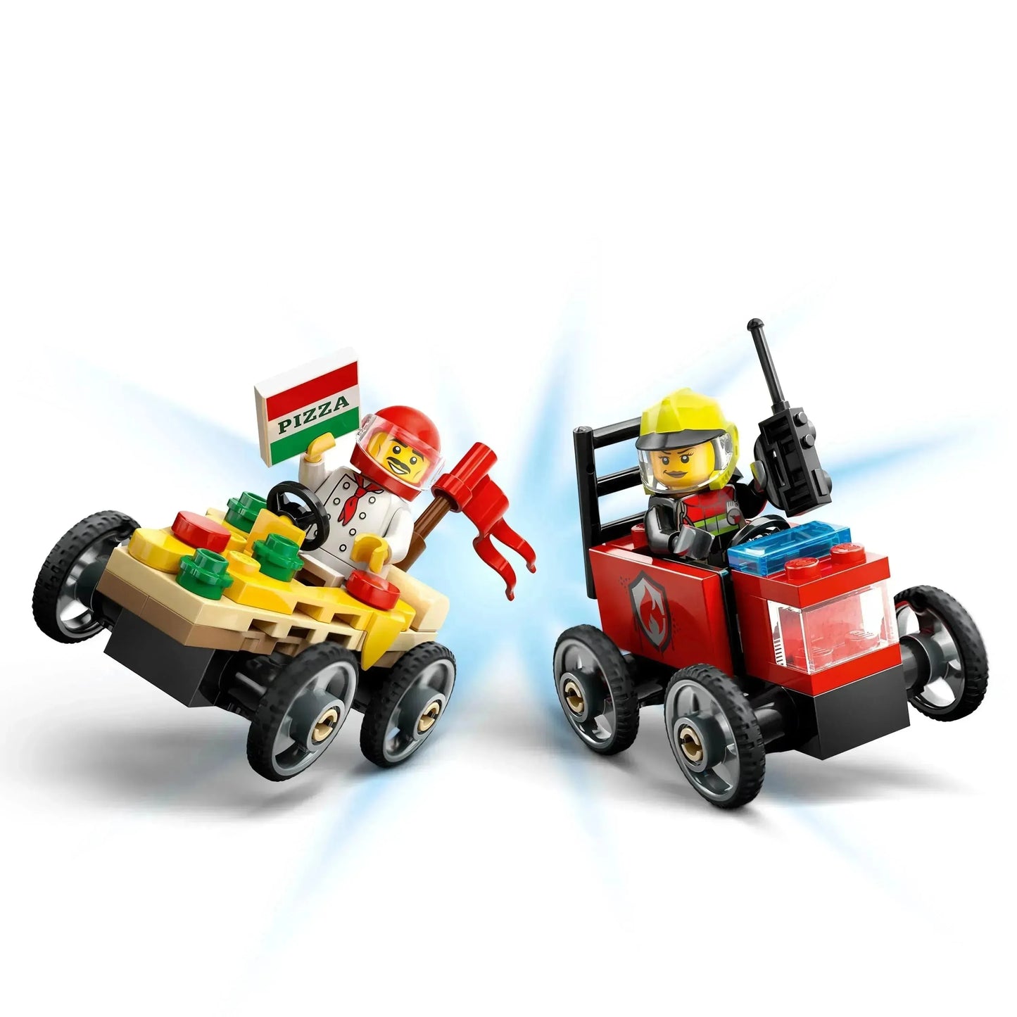 LEGO Race Car Pack: Pizza Van vs Fire Truck 60458 City (Pre-Order: January 2025)