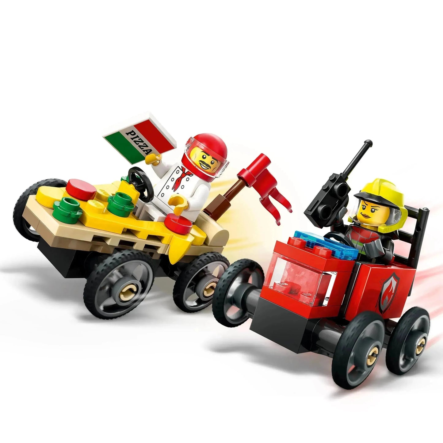 LEGO Race Car Pack: Pizza Van vs Fire Truck 60458 City (Pre-Order: January 2025)